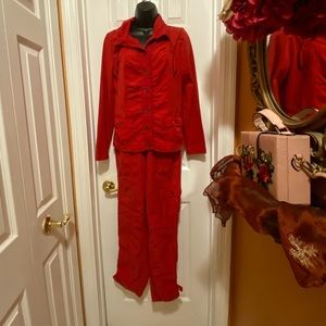 Chico’s Zenergy Red Sweatsuit